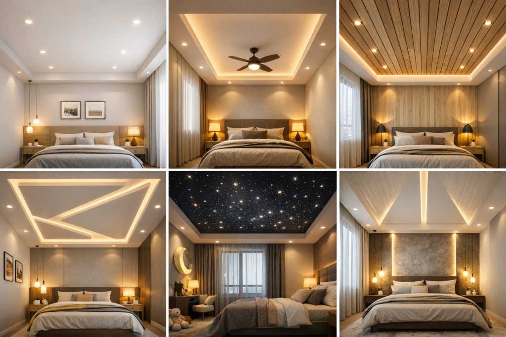Small Bedroom Ceiling Design