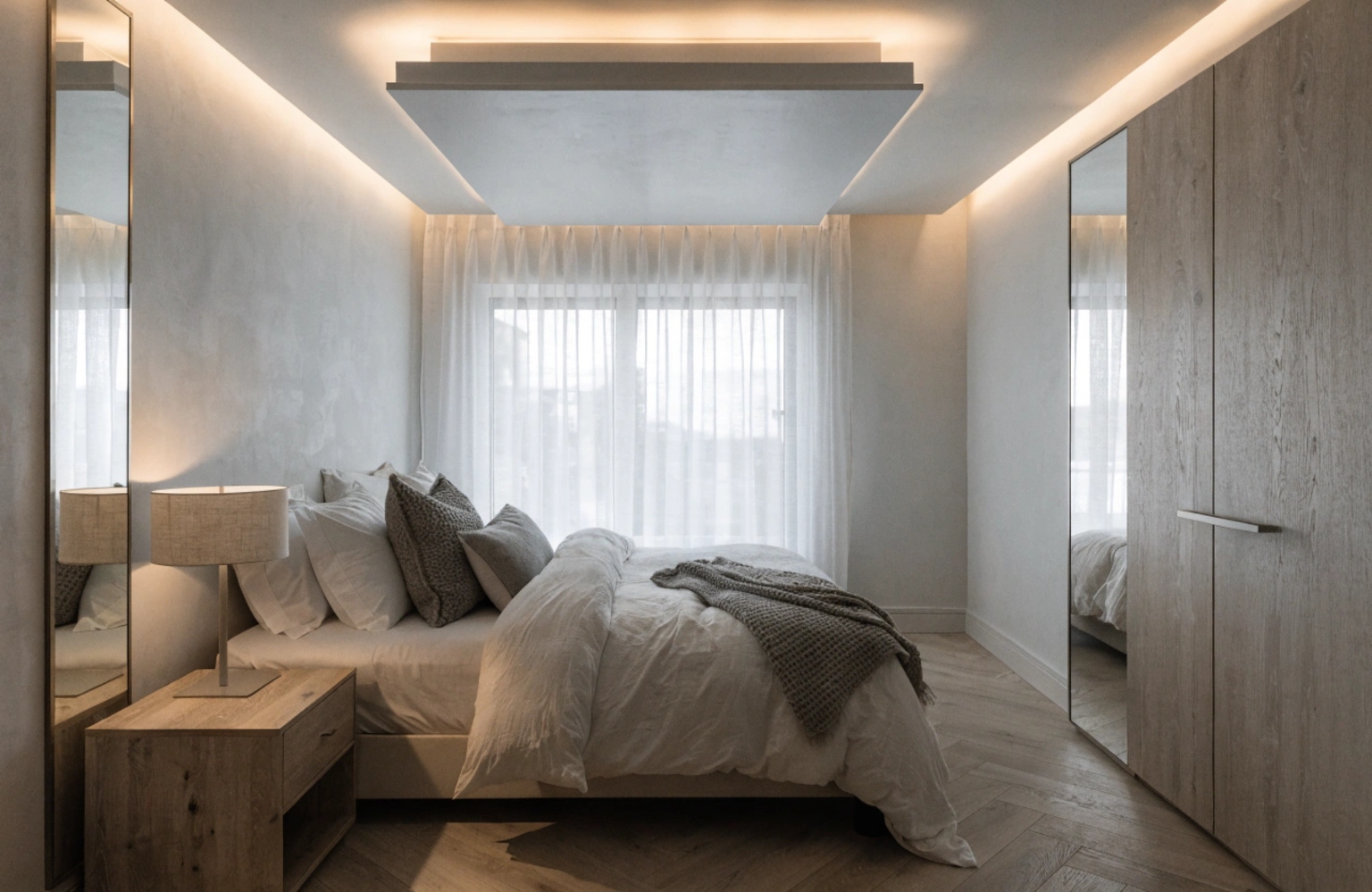 Modern Small Bedroom Ceiling Inspiration