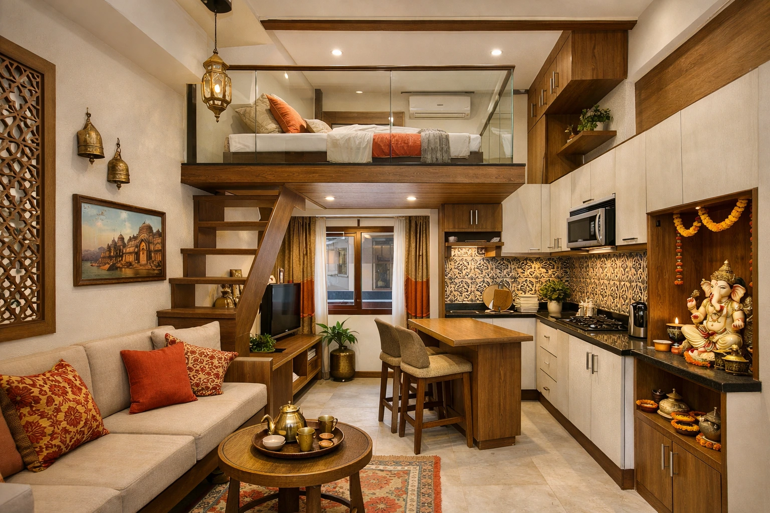 Small House Interior Design in Varanasi