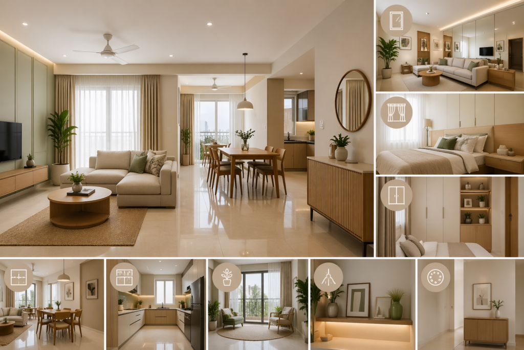 How to Make a 2BHK Look Spacious Without Breaking Walls