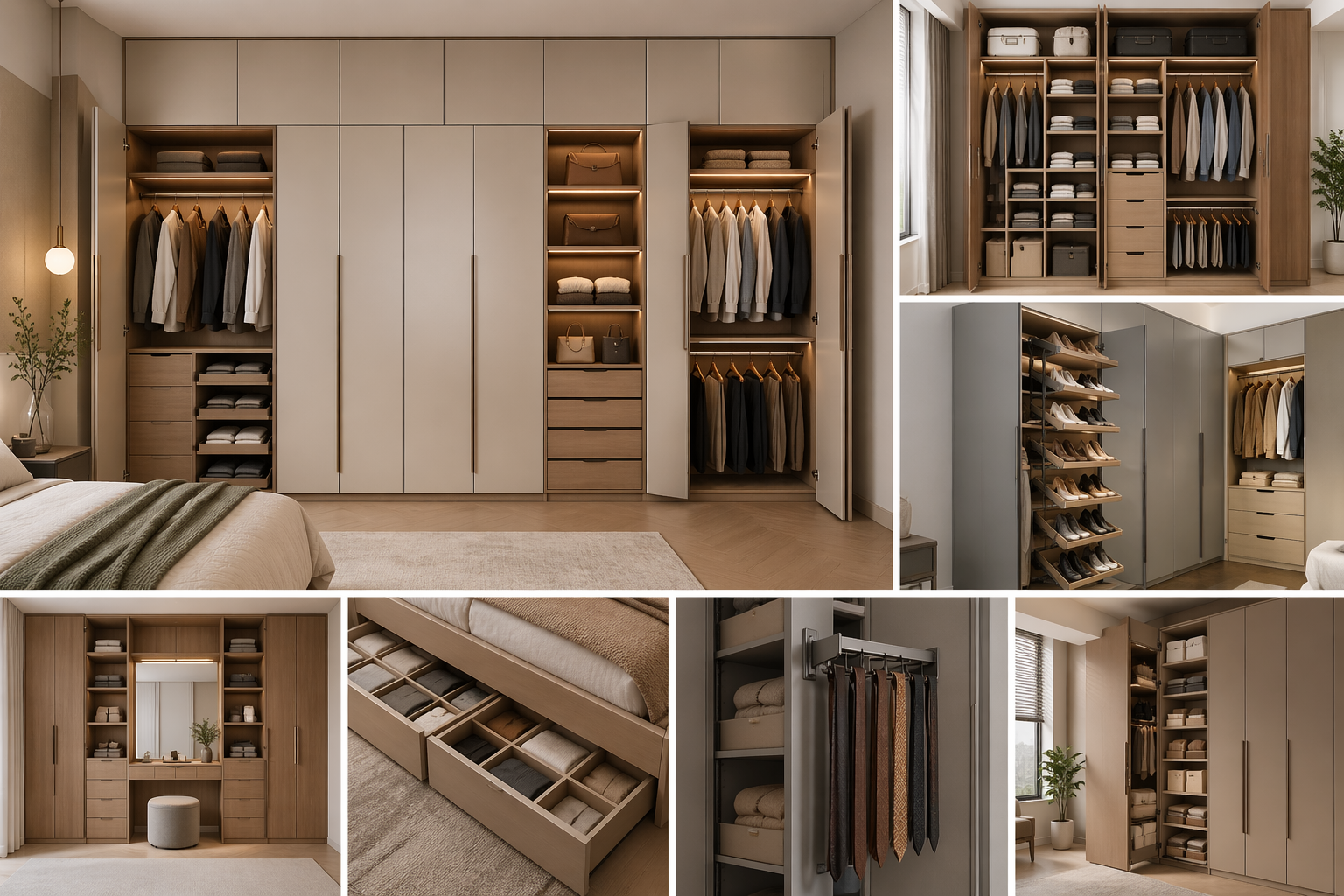 Wardrobe Design Ideas That Maximize Storage