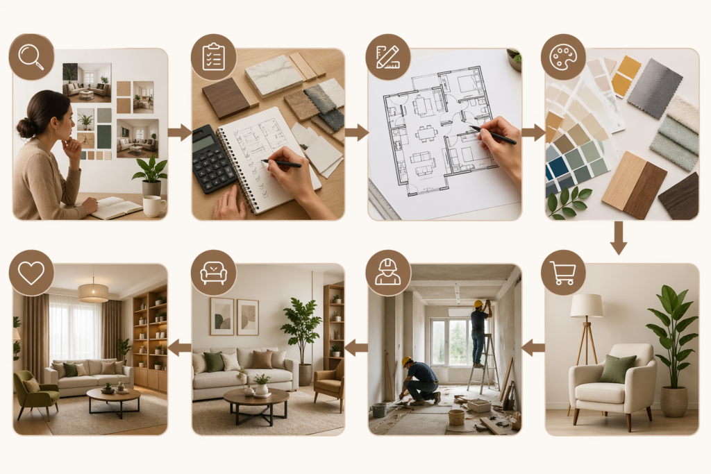 Step-by-Step Guide to Planning Your Home Interiors