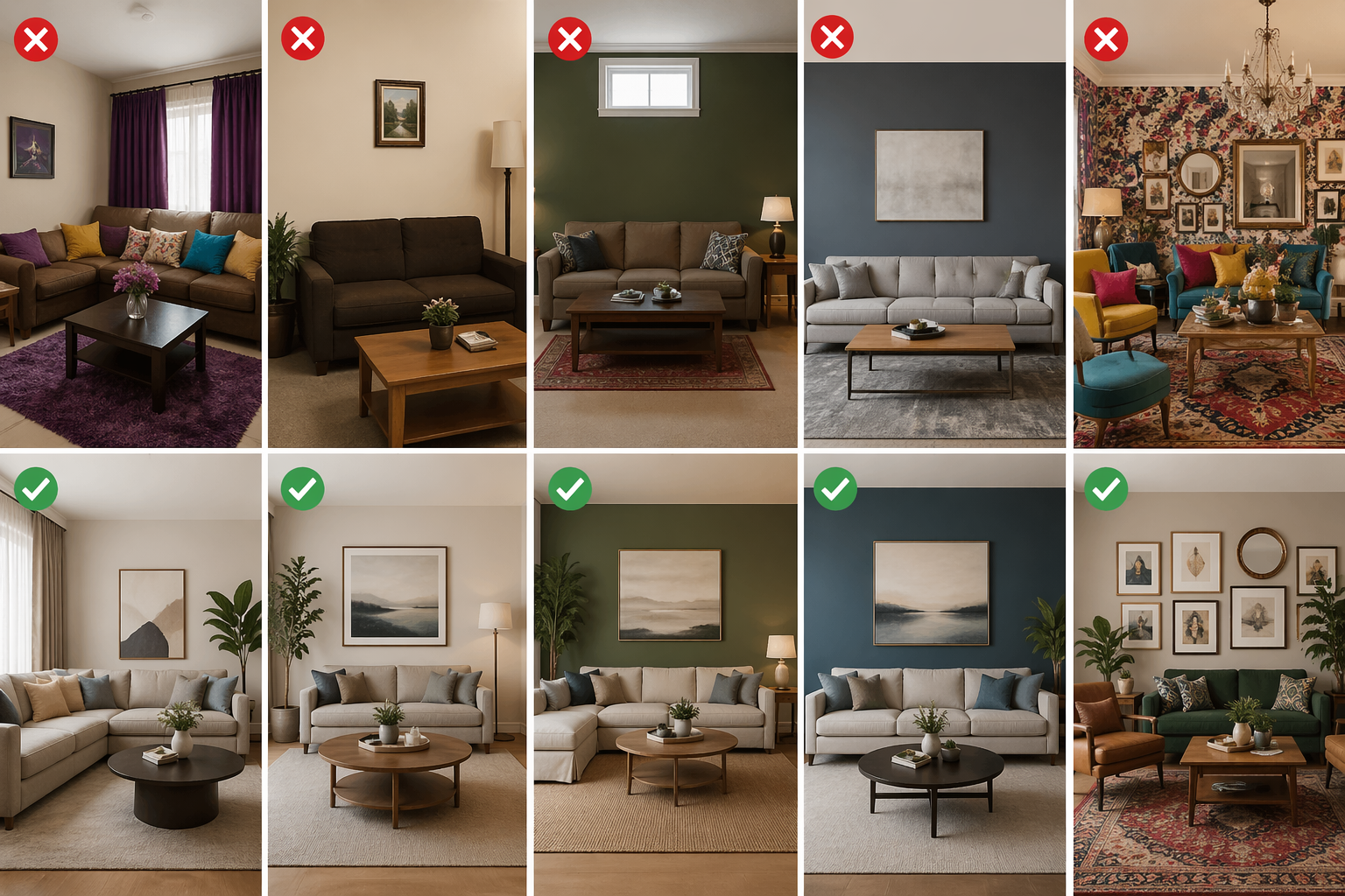 Common Interior Design Mistakes Homeowners Make