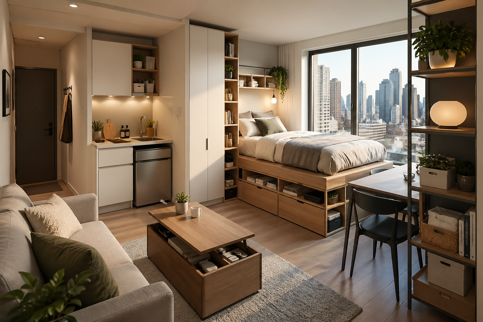 Dealing with Space Constraints in City Apartments