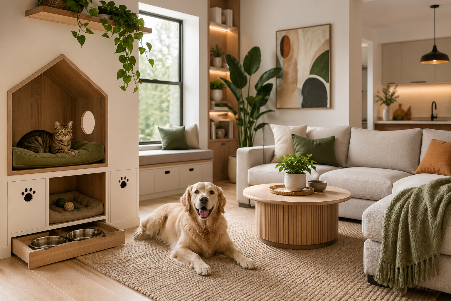 Designing Pet-Friendly Home Interiors: A Complete Guide for Modern Homes
