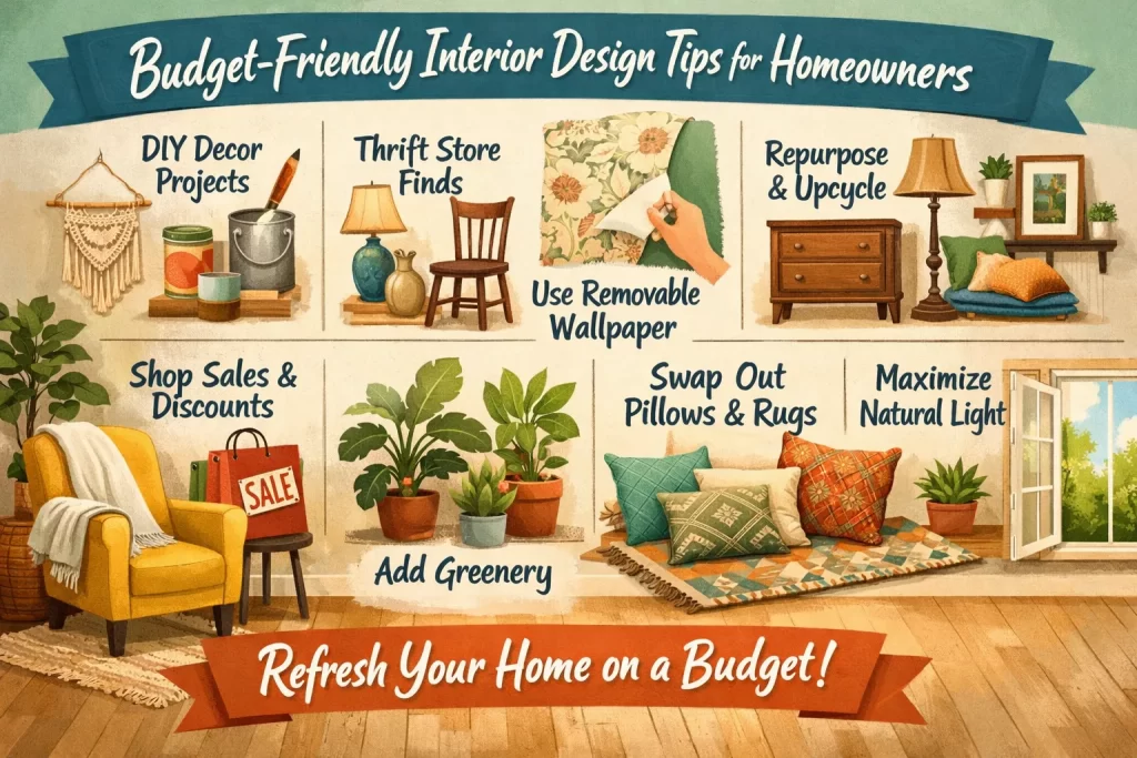 Budget-Friendly Interior Design Tips for Homeowners
