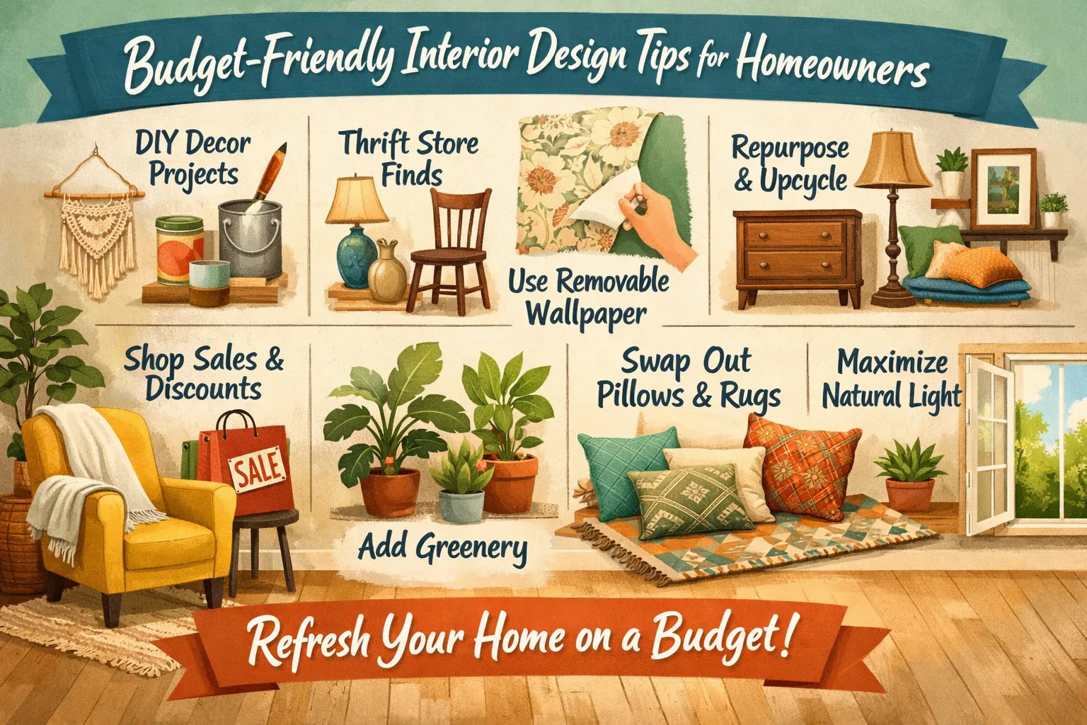 Budget-Friendly Interior Design Tips for Homeowners