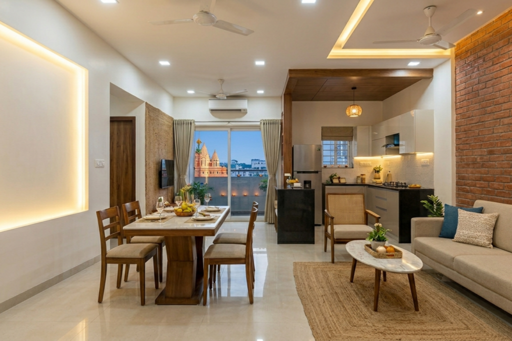 2BHK Apartment Interior Design Cost in Varanasi Complete 2026 Pricing Guide